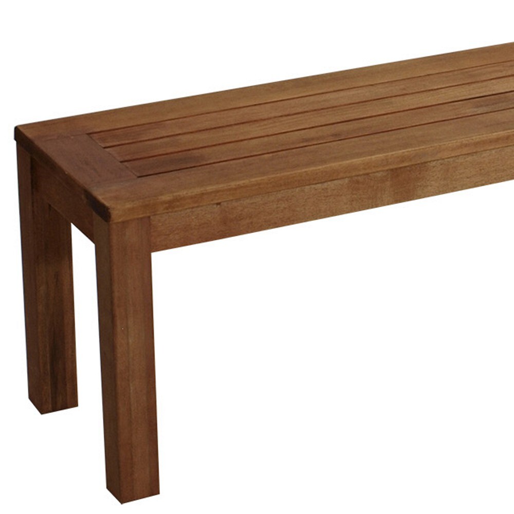 Hockerbank XL, 190 x 36 x 46 cm, Holz Eukalyptus geölt image number 1