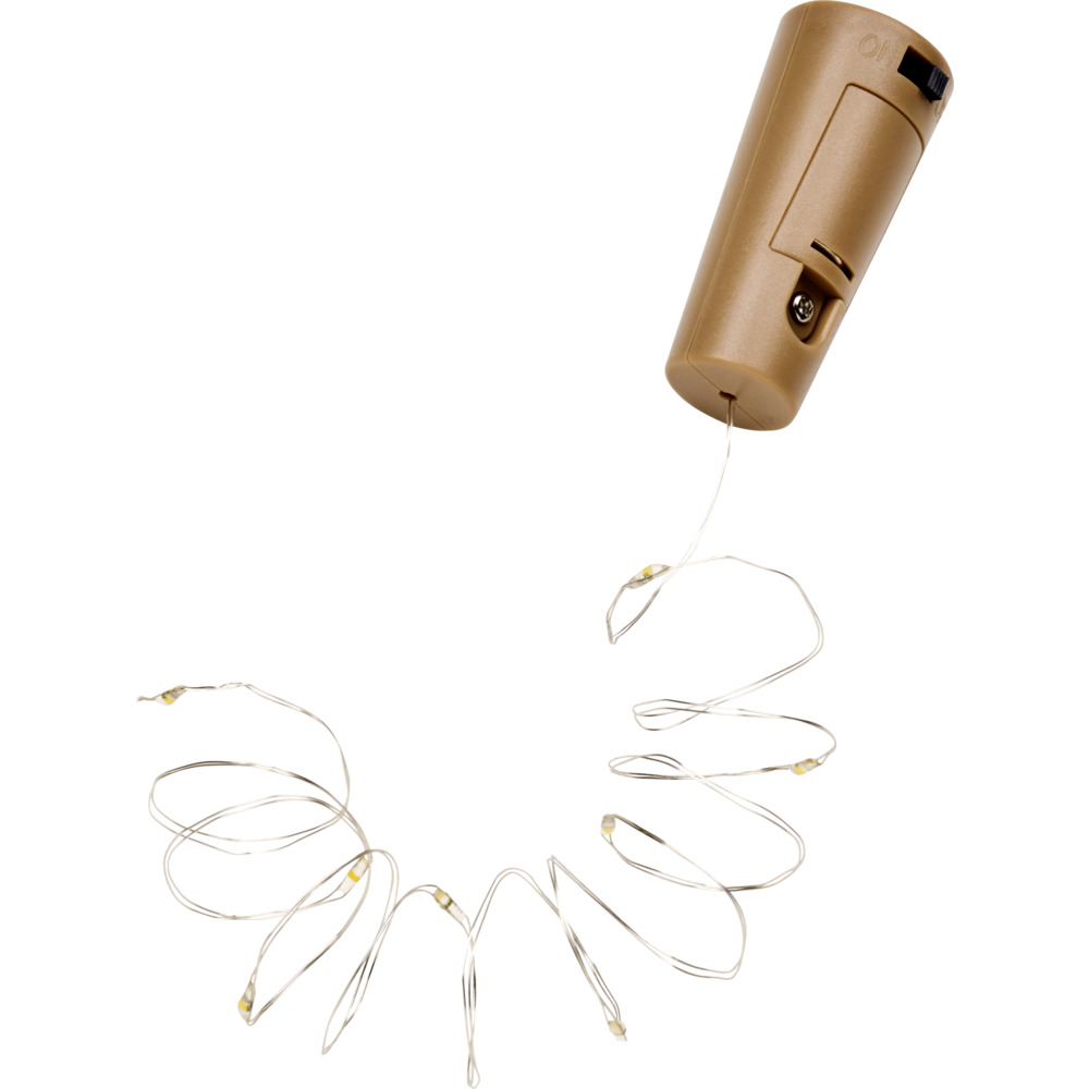 LED-Flaschenkorken aus Kunststoff mit Microlichterkette image number 0