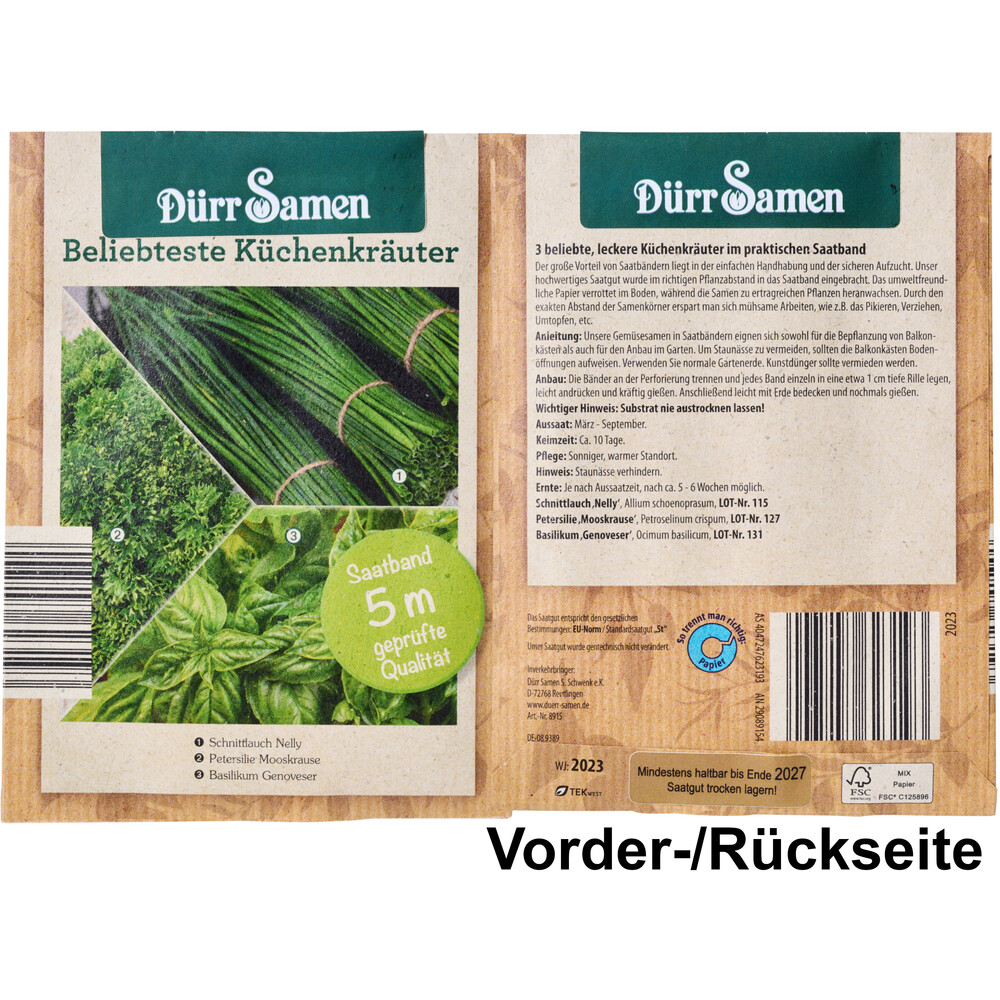 Saatband 3 St&uuml;ck / Saatscheiben 5 St&uuml;ck, sortiert image number 4