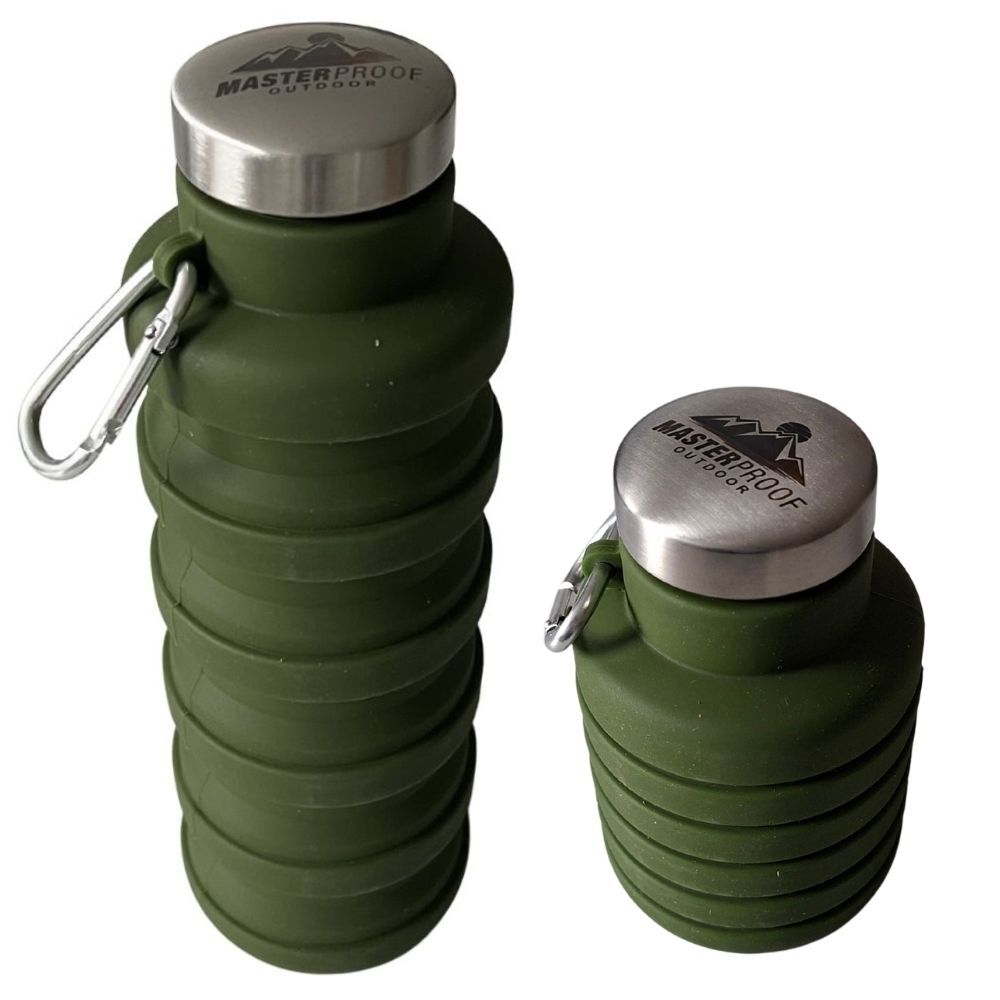 Trinkflasche 500 ml faltbar - 2-fach sortiert image number 0