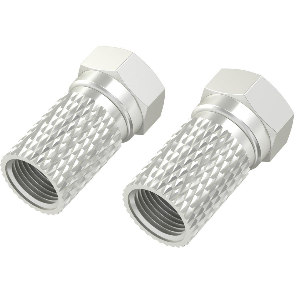 F-Stecker 6,5 mm schraubbar 2 St&uuml;ck image number 0