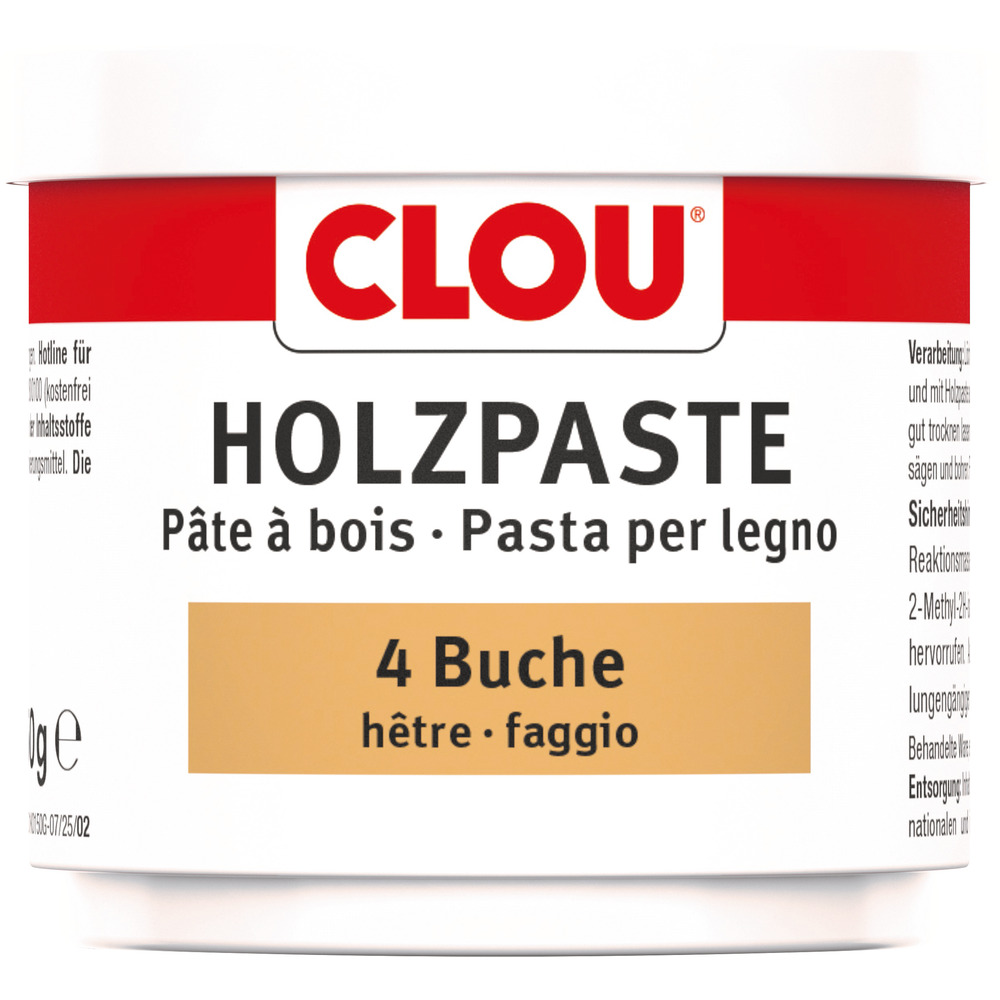 CLOU Holzpaste-Dose Holzreparaturmasse Nr.4 buche image number 0