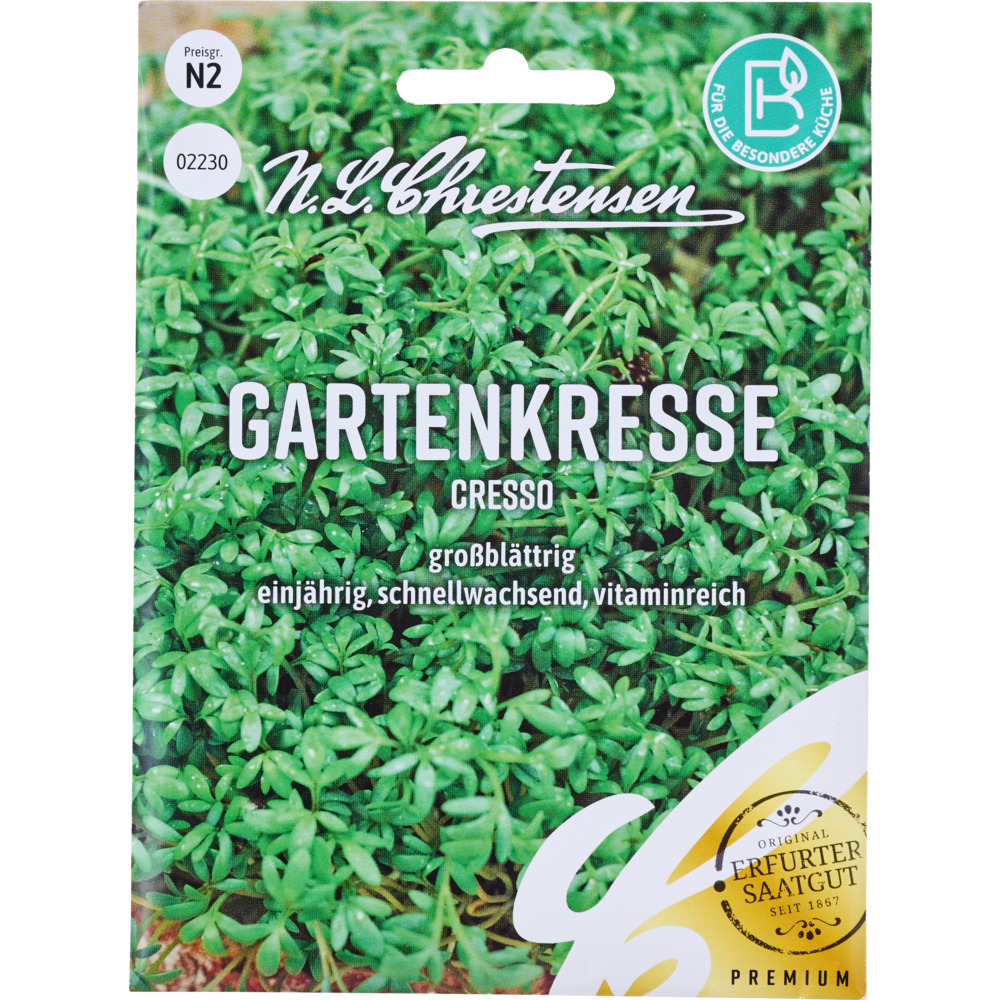 Saatgut Gartenkresse Cresso f&uuml;r ca. 6-8 laufende Meter image number 0
