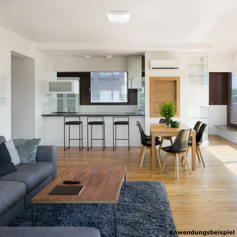 DECOPRO LED-Wand- und Deckenleuchte eckig mit Sternenhimmel 18 W image number 3