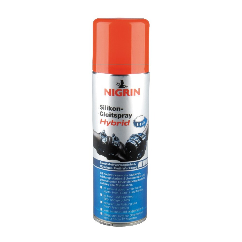 Nigrin Silikon-Gleitspray Hybrid, 200 ml image number 0