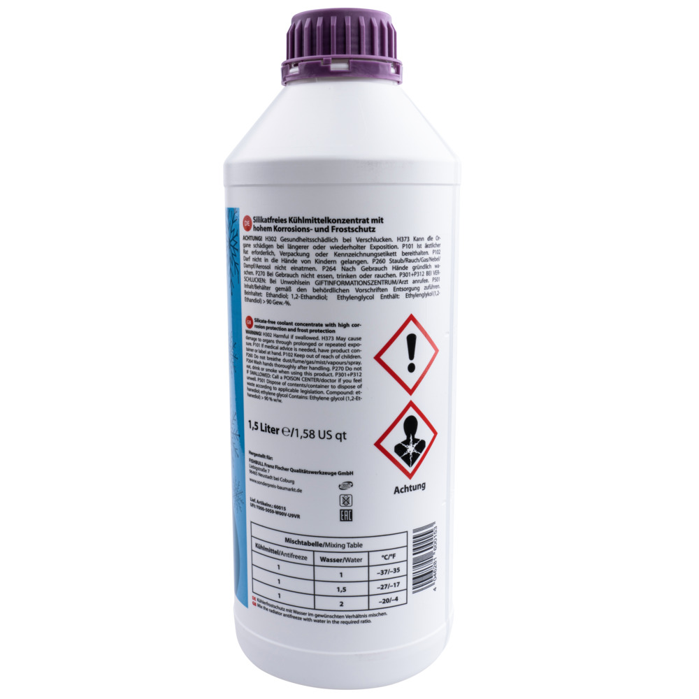 FISHBULL Kühlerfrostschutz-Konzentrat G12+ 1,5 Liter image number 1