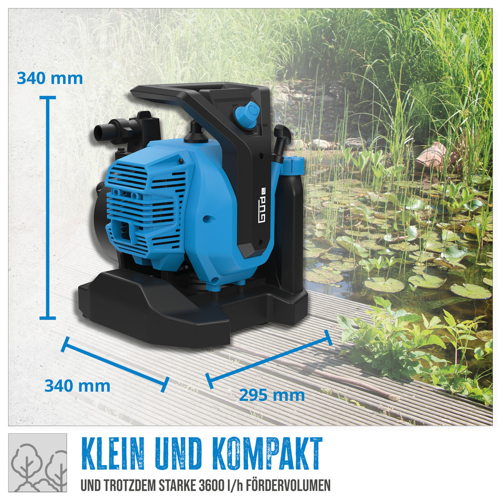 Güde® Motorpumpe GMP 7.21 mit 1,45 kW Leistung image number 6