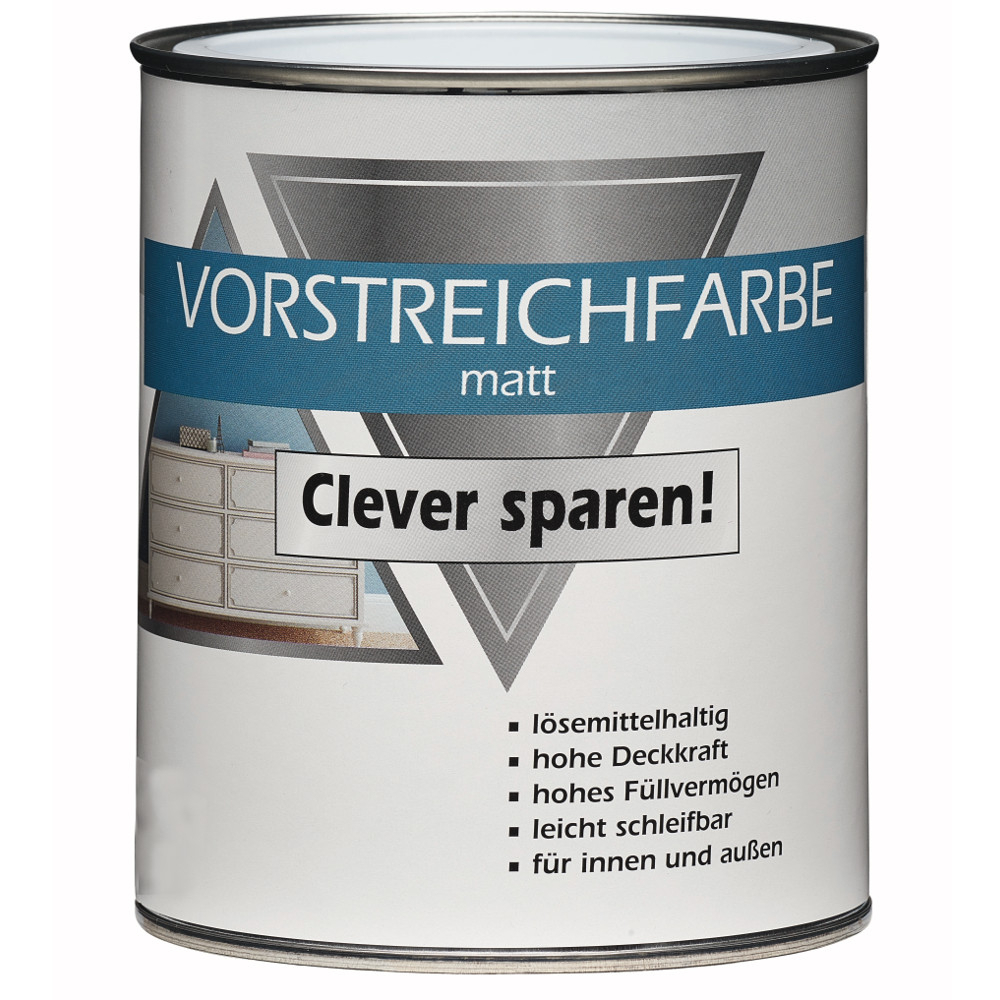 Vorstreichfarbe weiß matt für innen und außen image number 0