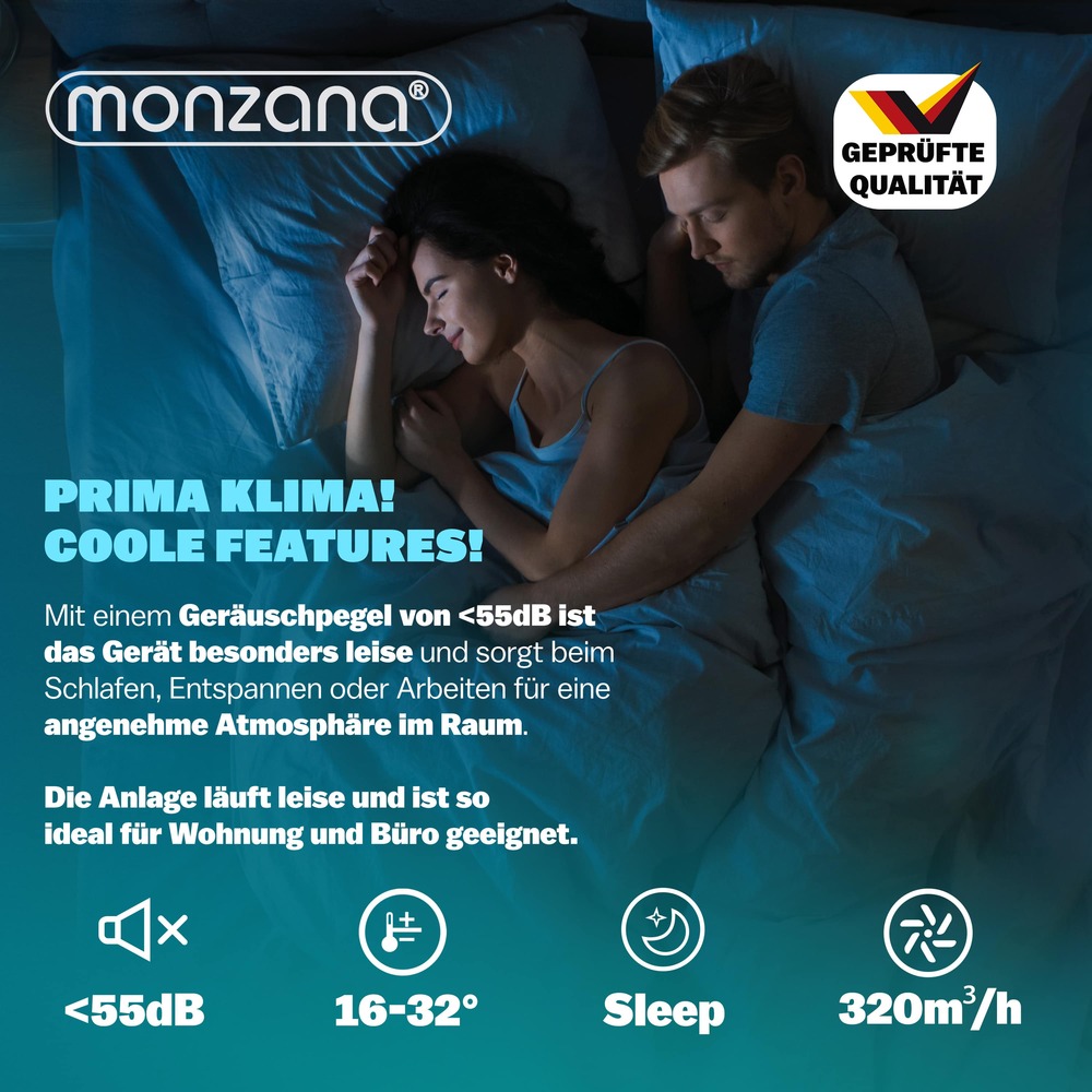 monzana&reg; Mobile Klimaanlage 9000 BTU SmartLife image number 4