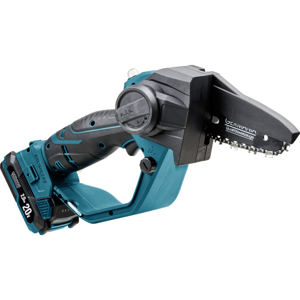 GERMANIA® Plattform 2.0 Akku-Mini-Kettensäge Komplett-Set image number 2