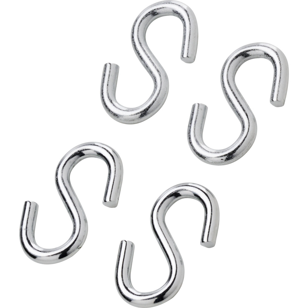 FISHBULL S-Haken 3 mm, Stahl, 4 St&uuml;ck