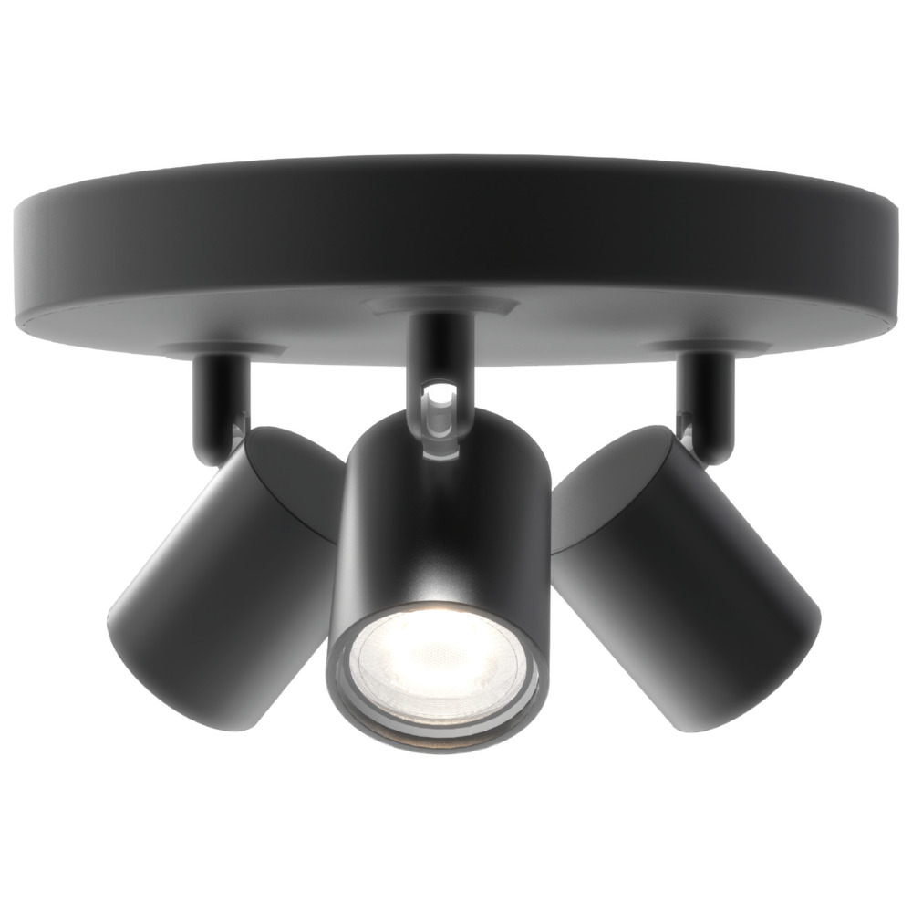 LED-Spot-Leuchte 3-flammig schwarz image number 1