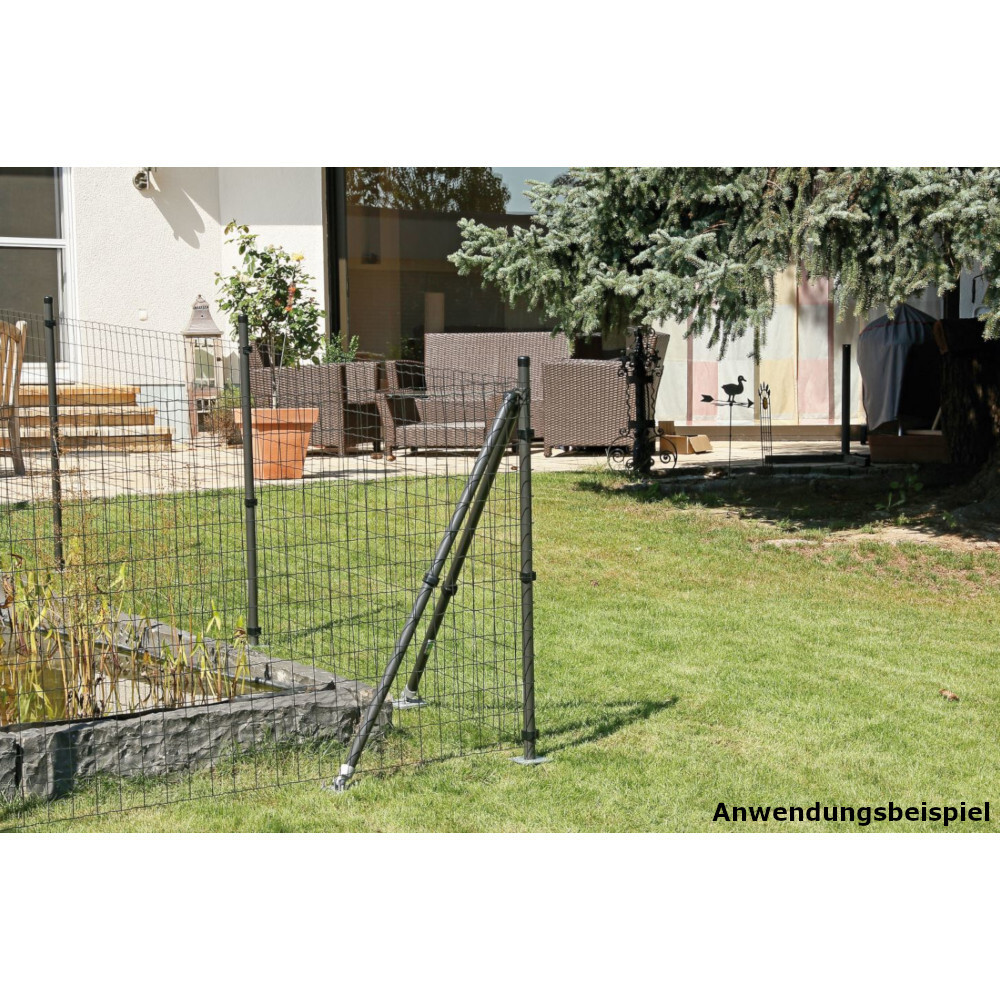 Drahtzaun-Set Fix-Clip Pro® anthrazit 10 m x 81 cm image number 3