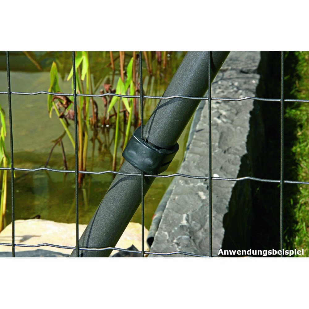 Drahtzaun-Set Fix-Clip Pro® anthrazit 10 m x 81 cm image number 4