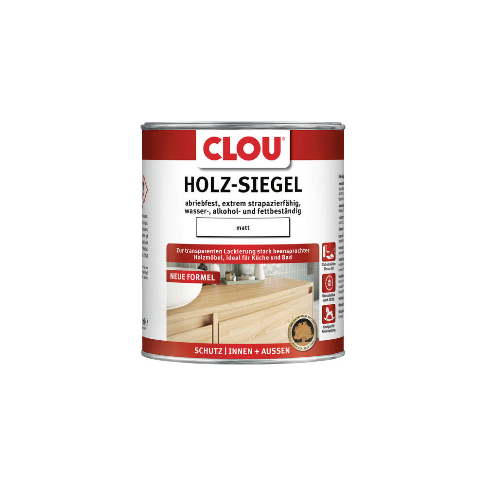 Clou&reg; EL-Holzsiegel 750 ml matt image number 0
