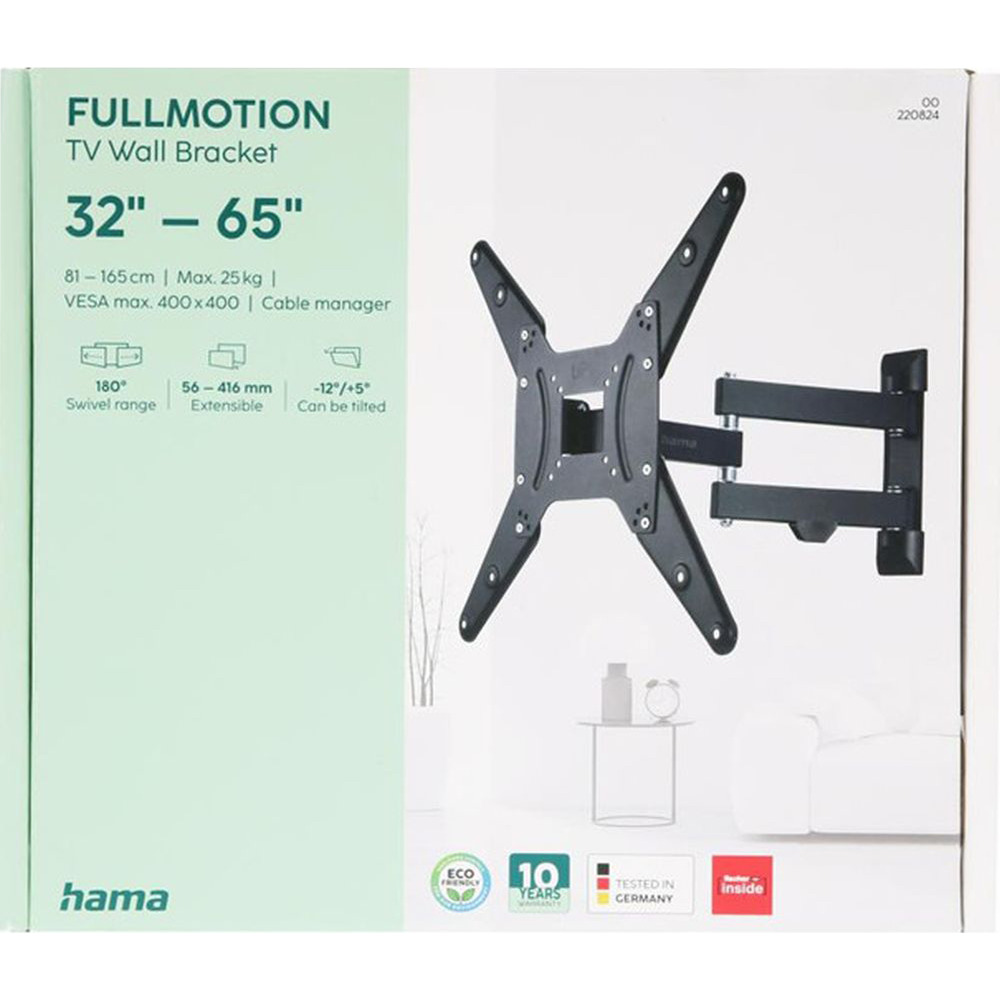 TV-Wandhalterung schwenkbar und ausziehbar 32 bis 65 Zoll VESA 400