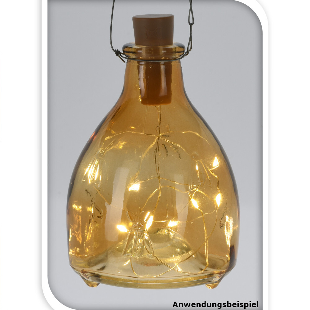 Wespenfalle aus Glas mit Aufhängung und Korken image number 1