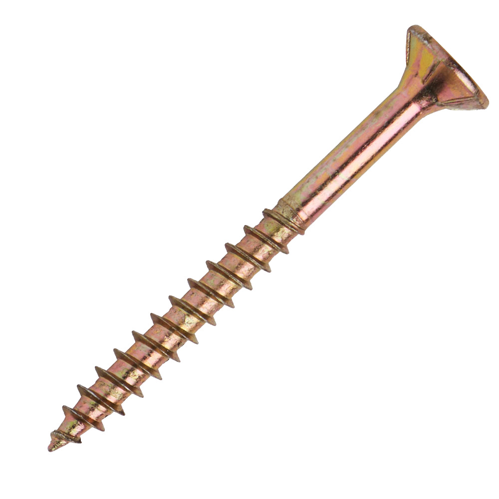 Spanplattenschraube 5,0 x 50  mm PZ 1kg FISHBULL-Pack Senkkopf Teilgewinde Kreuzschlitz image number 1