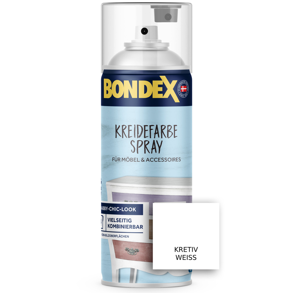 BONDEX Kreidefarbe Spray Weiss 400ml