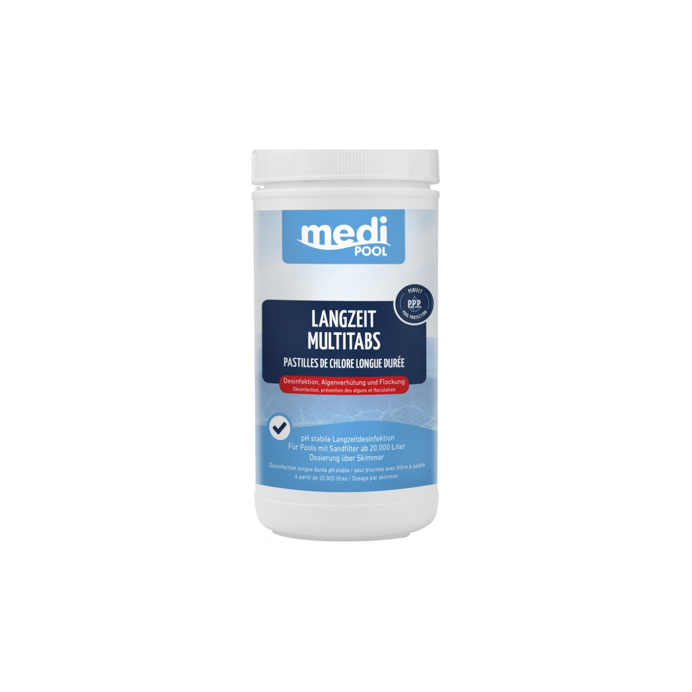 Langzeit Multitabs 1 kg 5 x 200 g Pool-Reinigung image number 0