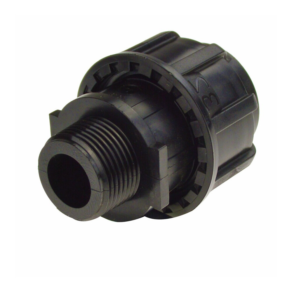 Anschlussverschraubung Ø32mm x 3/4'' Außengewinde aus PP-Kunststoff image number 1