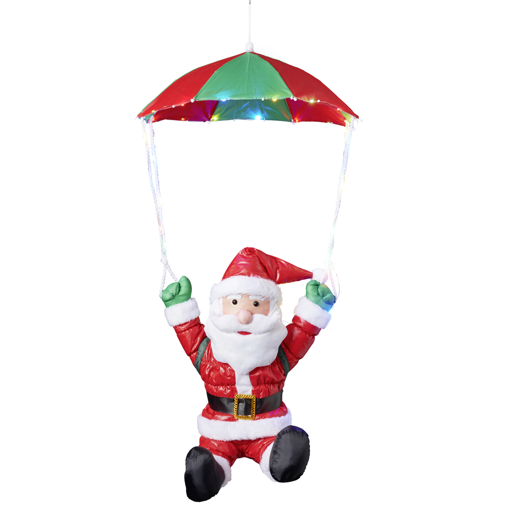 Weihnachtsmann mit LED-Fallschirm 90 cm image number 3