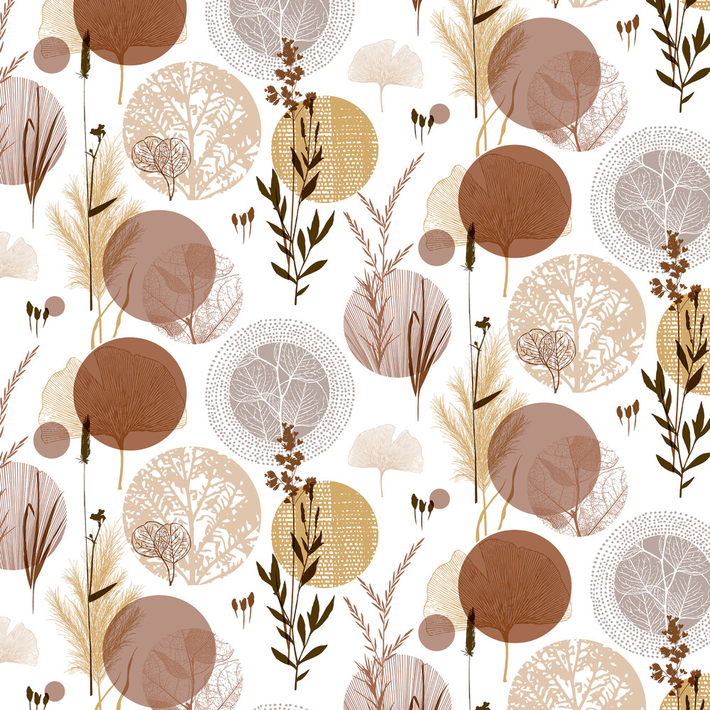 Wachstuch Tischdecke Herbst braun, Meterware mit 140 cm Breite image number 0