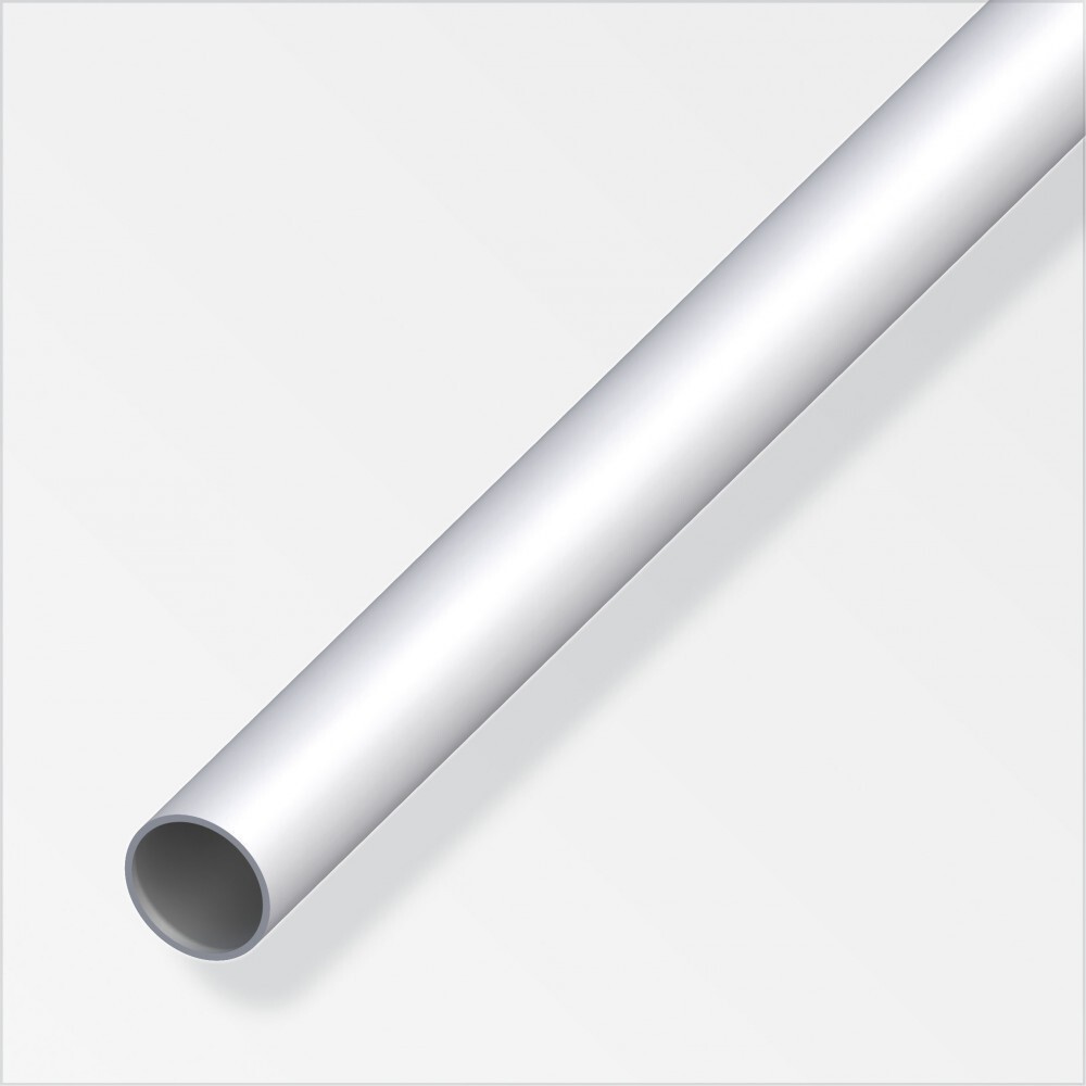 Alu Rundrohr 12x1 mm, 2 m silbereloxiert image number 0