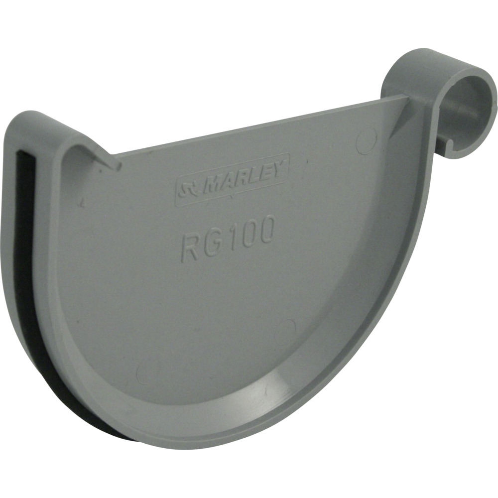 Marley Dachrinnen-Endstück Kunststoff RG 100 grau 