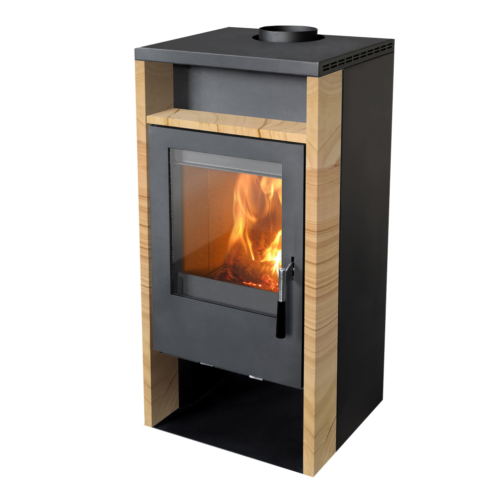 Firefix Kaminofen Set RHEA sandstein