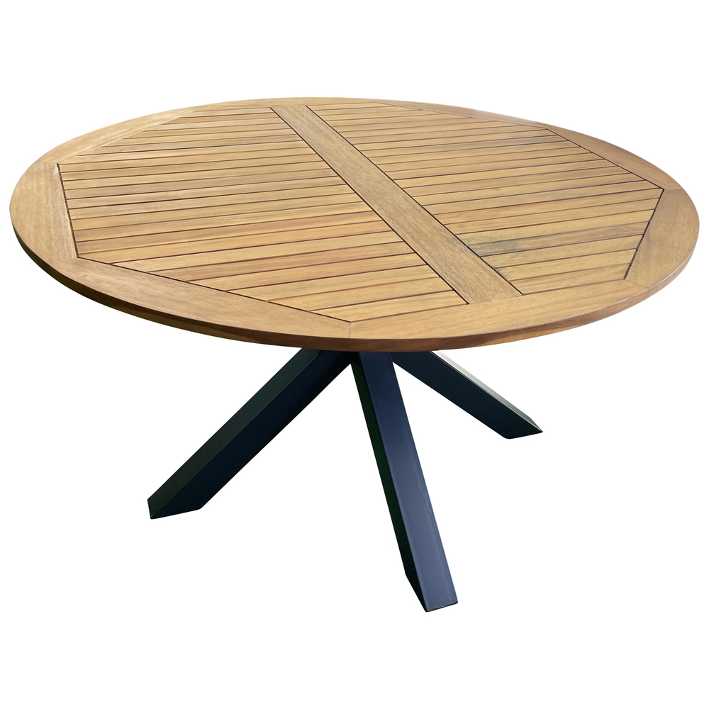 Gartentisch rund Ø 130 cm Akazie