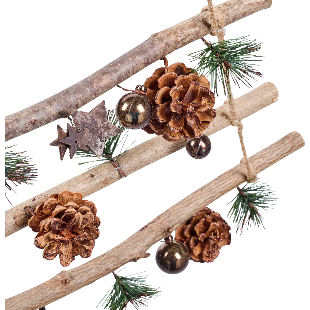 Weihnachtsbaumleiter mit 8 Ebenen und Dekor image number 2