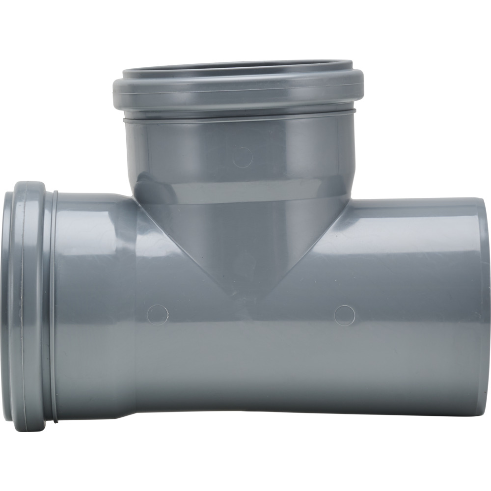 HTEA Einfach-Abzweig DN 110/110 mit 87&deg; Winkel image number 1