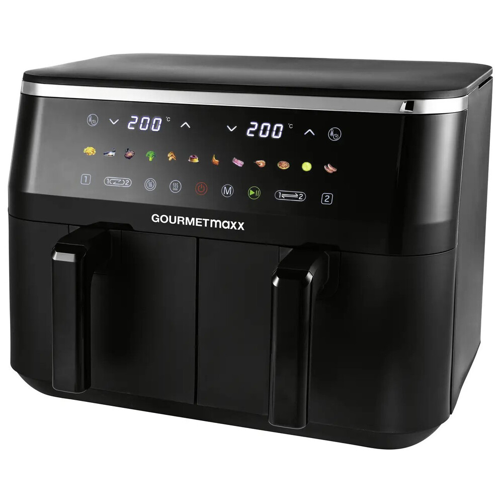 GOURMETmaxx Doppel-Hei&szlig;luftfritteuse 3100 Watt image number 0