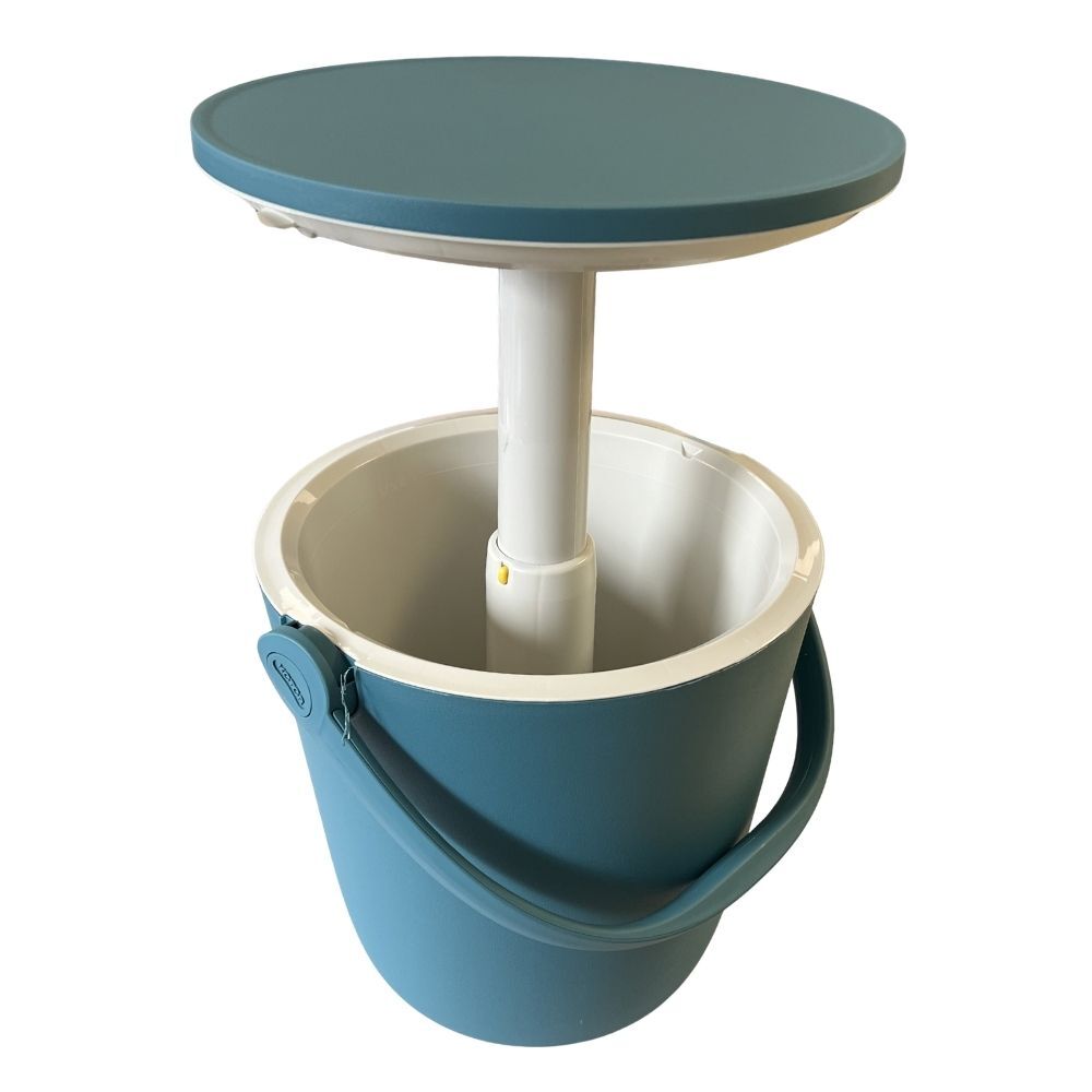 Keter "Go Bar" K&uuml;hlbox 2in1 mit Serviertisch blau image number 1