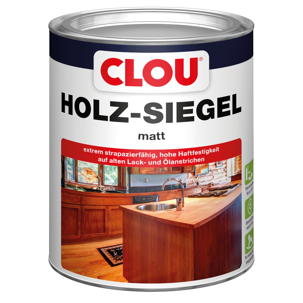Clou EL-Holzsiegel 750 ml matt image number 0