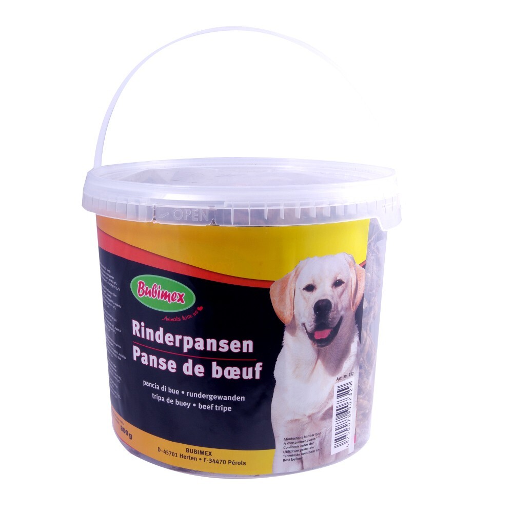 Bubimex Rinderpansen für Hunde 800 g