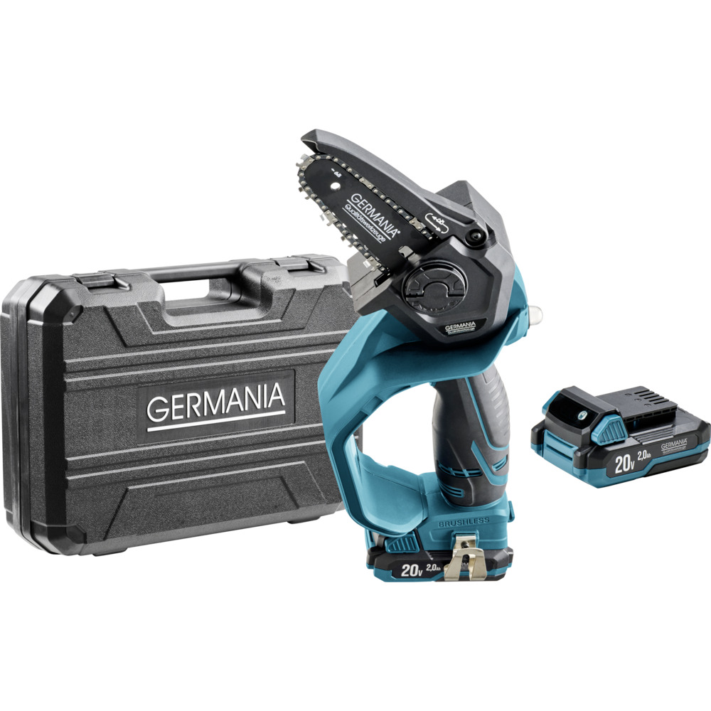 GERMANIA® Plattform 2.0 Akku Mini-Kettensägen-Set 20V image number 1