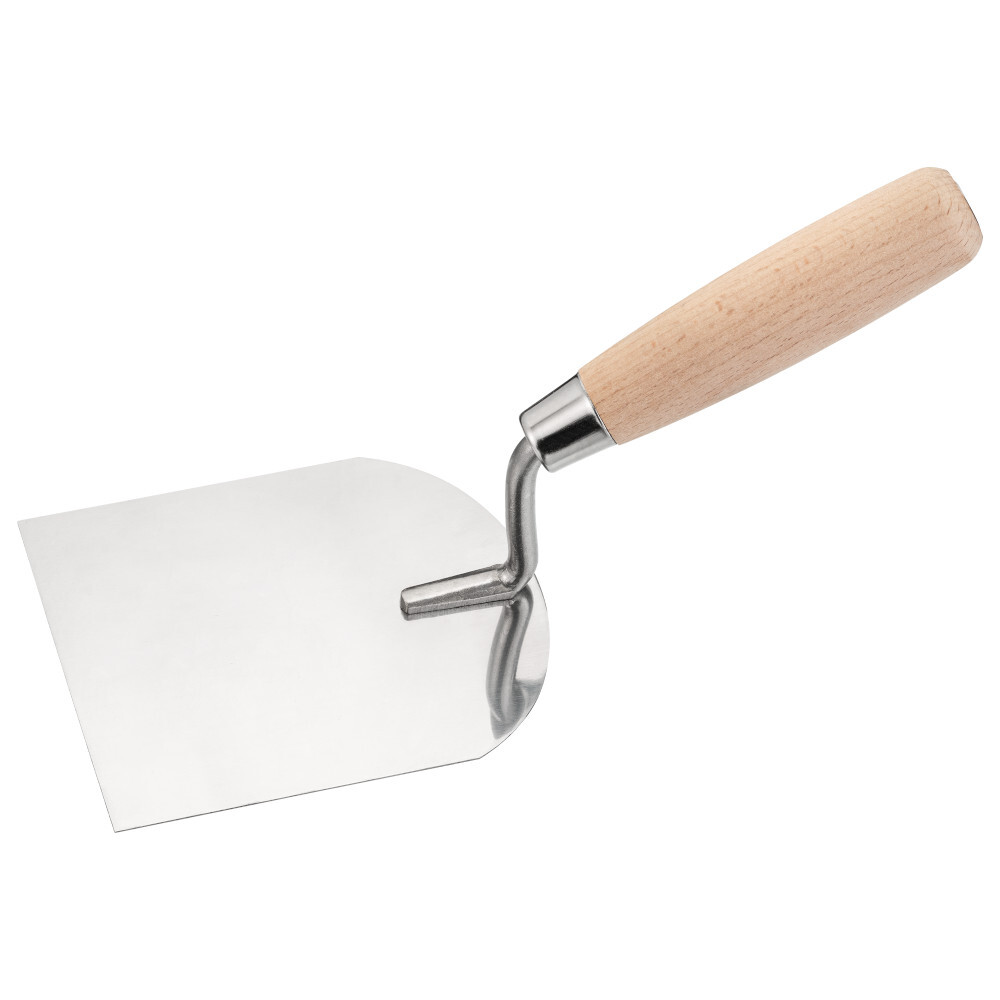 Stuckateurspachtel 100 mm mit Holzgriff