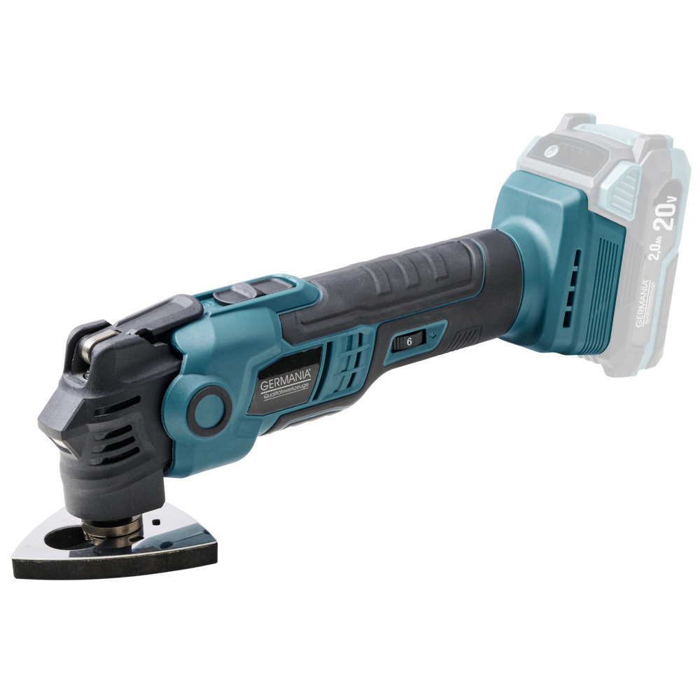 GERMANIA® Plattform Akku-Multitool 20 V mit Aufsätzen image number 2