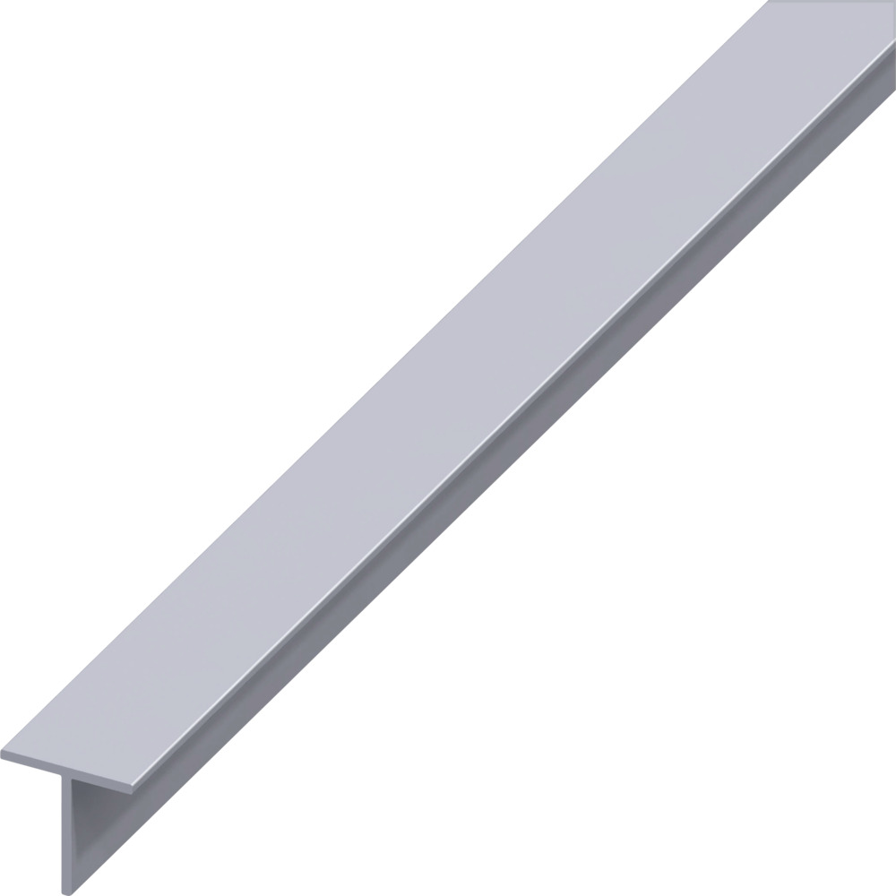 T-Profil Aluminium eloxiert 1000 x 19,5 x 19,5 x 1,5 mm silberfarben image number 0