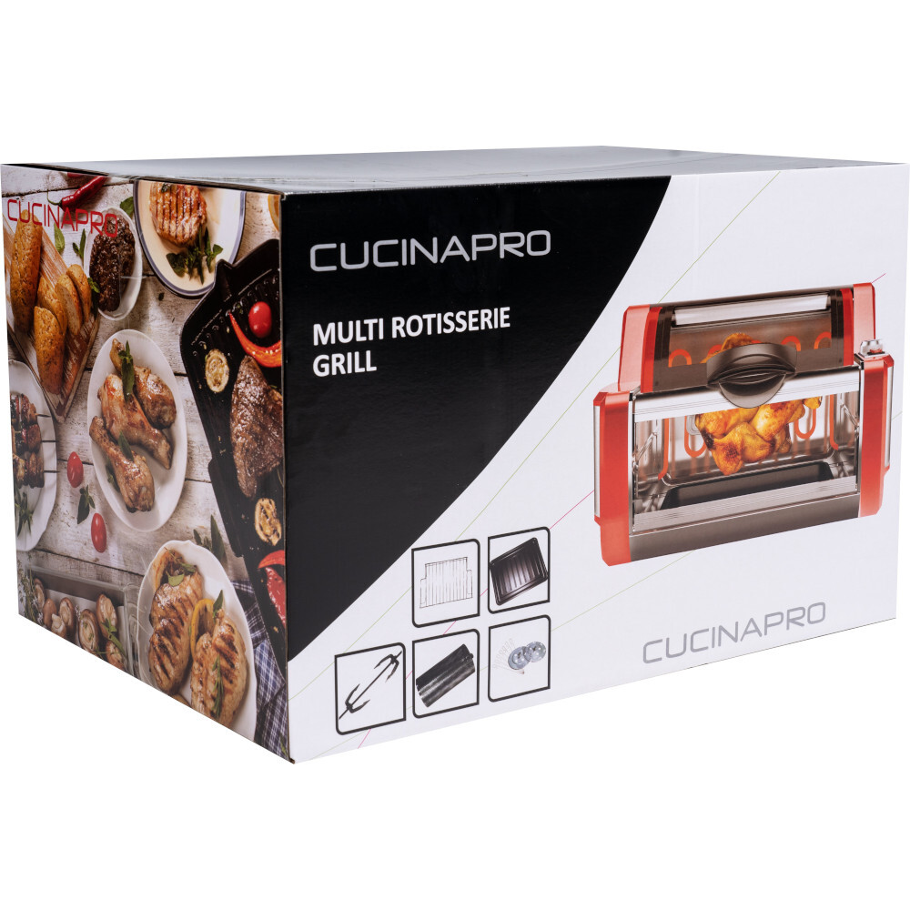 Multi-Elektrogrill mit Rotisserie-Set - B-Ware image number 8