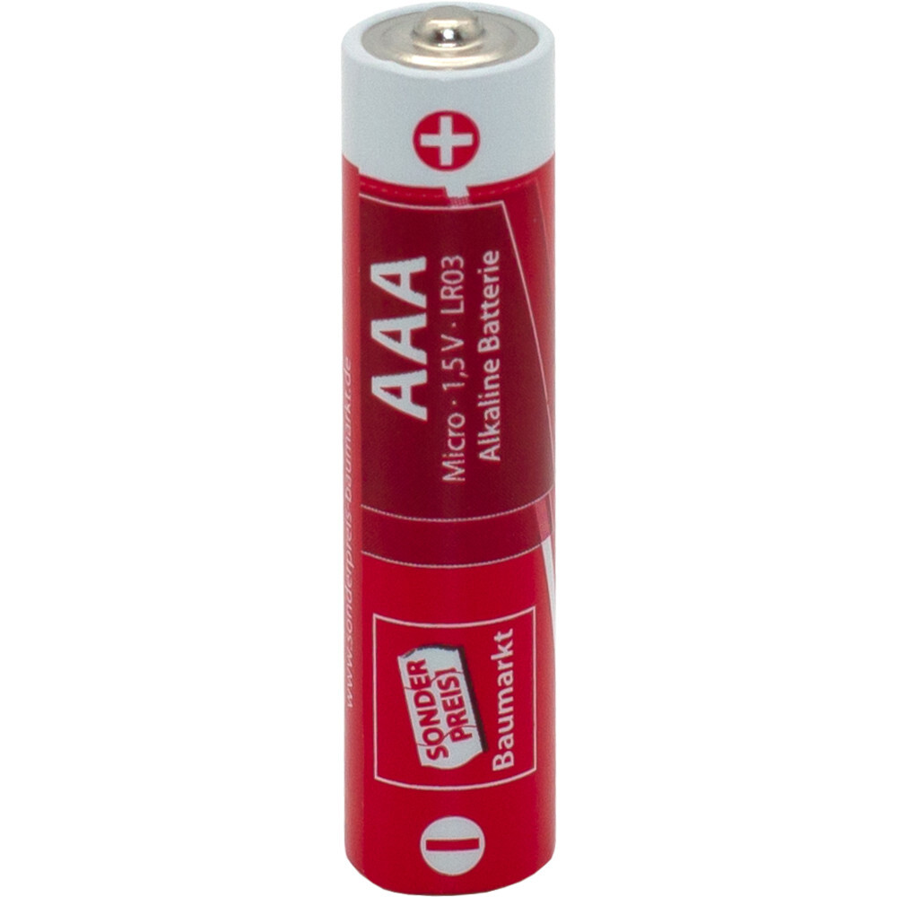 Sonderpreis Baumarkt Alkaline Batterien LR03 AAA, 24 Stück image number 1