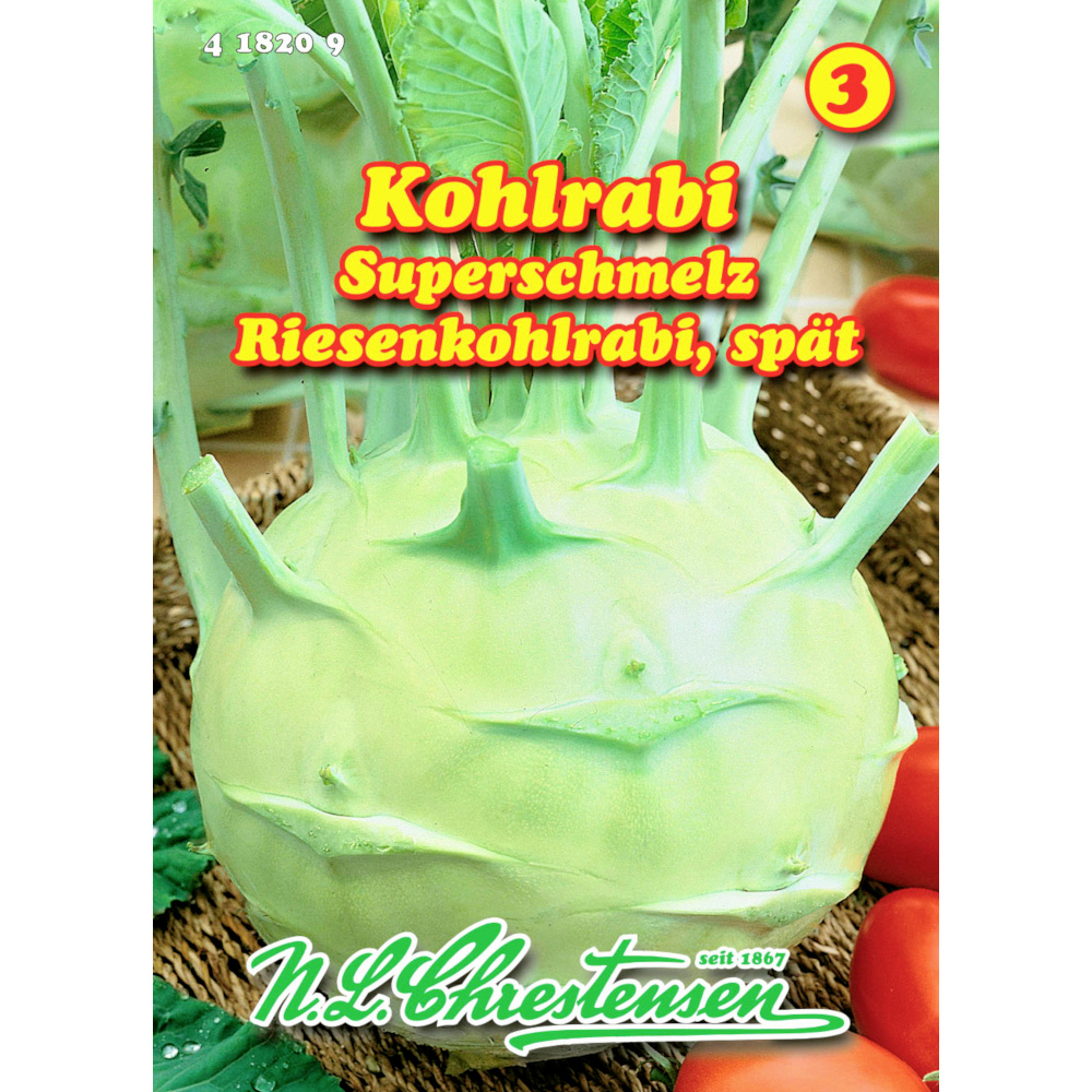 Saatgut Kohlrabi Superschmelz ca. 60 Pflanzen image number 0