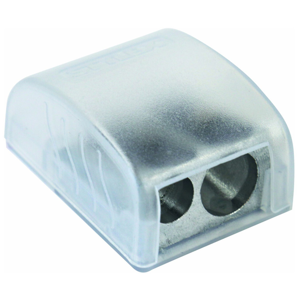 Doppelspitzer aus Metall mit transparentem Auffangbehälter image number 1