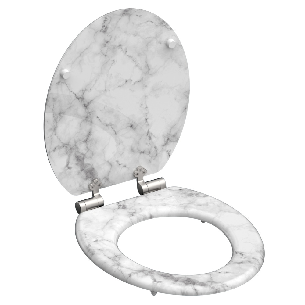WC-Sitz MDF mit Absenkautomatik Marmor-Stone image number 3