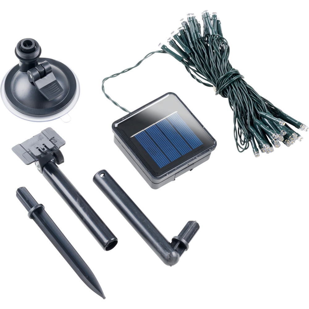 Solar Lichterkette 50 LED warmweiß innen/außen
