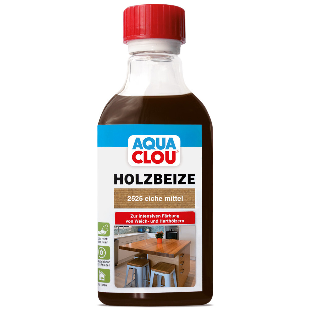 Aqua Clou Holzbeize Eiche mittel 250 ml