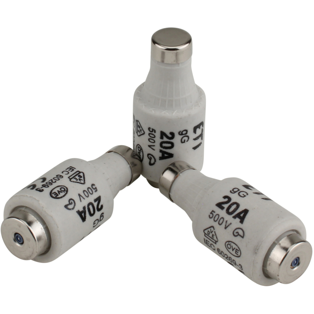 Diazed Sicherungseinsatz 20A 400V DII/E27, 5 St&uuml;ck