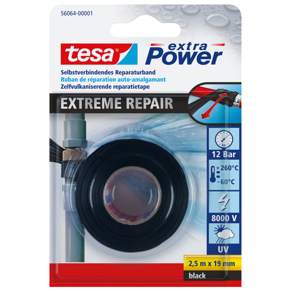  tesa® extra Power Extreme Repair Reparaturband selbstverschweißend 2,5 m